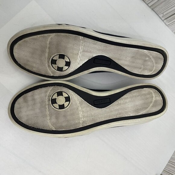 Lands End Womens Blue Slip On Loafer Canvas Comfort Flats 361804 Sz 9M - Picture 10 of 11